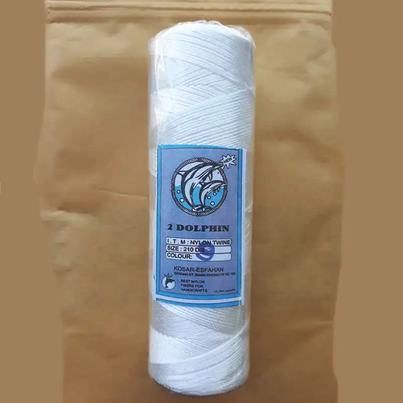 نخ قلاب بافی دو دلفین کد 009