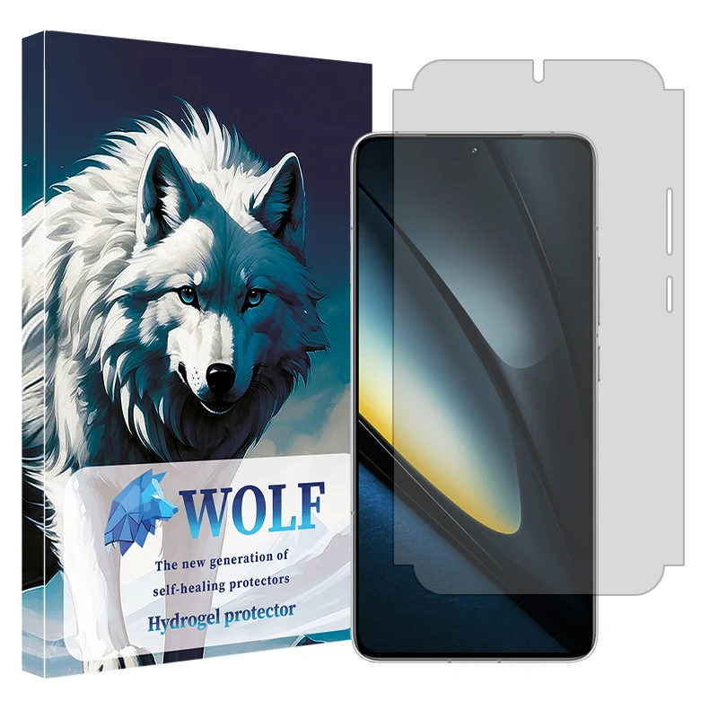 محافظ صفحه نمایش ولف مدل شفاف مناسب برای گوشی موبایل شیائومی Poco F6 Pro