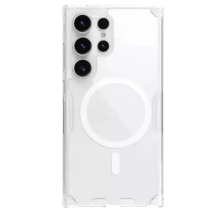 کاور نیلکین مدل Nature TPU Pro Magnetic مناسب برای گوشی موبایل سامسونگ Galaxy S25 Ultra
