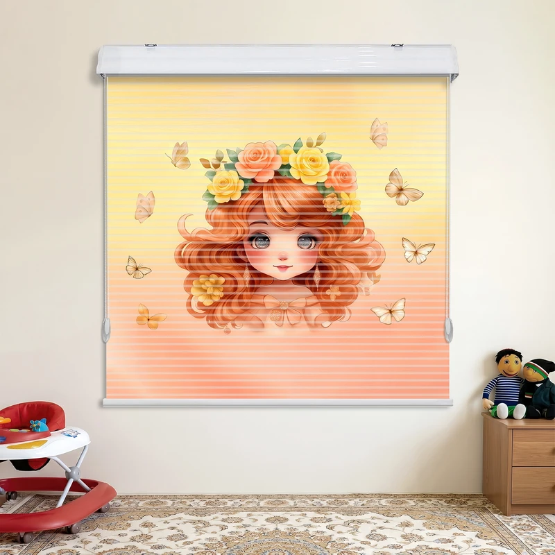 پرده زبرا مدل شب و روز زبران سایز 150 × 125 سانتی‌متر