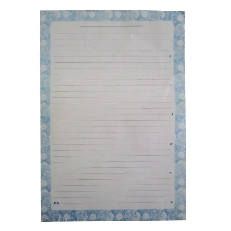 کاغذ A4 خط دار مدل 4 فصل بسته 100 عددی