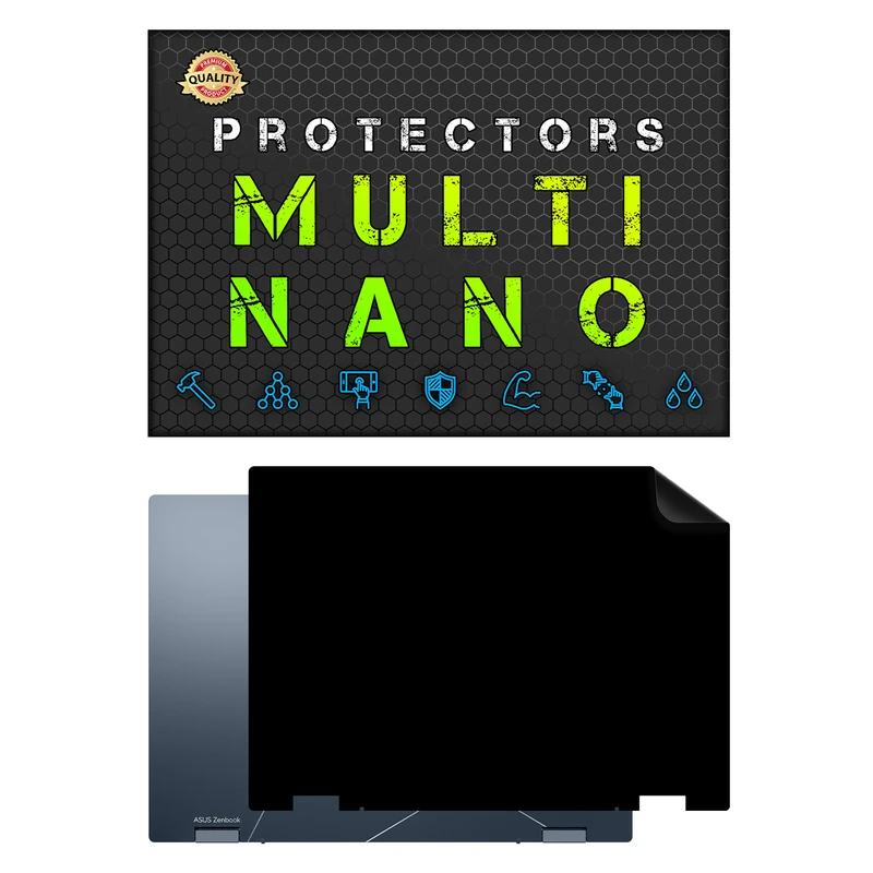 برچسب پوششی مات مولتی نانو مدل X-F1M مناسب برای پشت لپ تاپ ایسوس ZenBook 14 Flip OLED UP3404 14 inch 2023