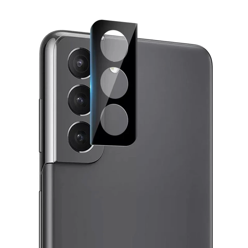 محافظ لنز دوربین شیشه‌ای مدل 3D مناسب برای گوشی موبایل سامسونگ Galaxy S21 FE