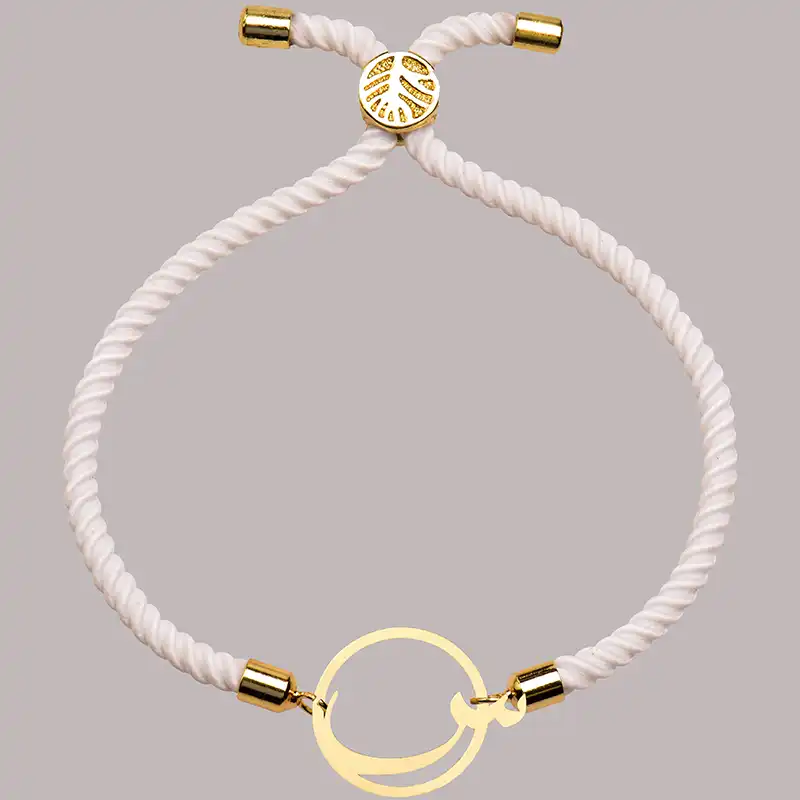 دستبند طلا 18 عیار زنانه کرابو طرح حرف س مدل Kr2899