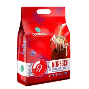 قهوه دمی 9 صبح 60 درصد عربیکا بن مانو - 240 گرمبسته 24 عددی