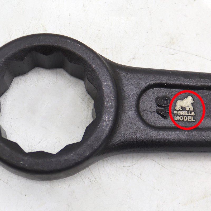 آچار رینگی چکشی مدل گوریلا کد YP-CHAKOSHI-046MM سایز 46 میلیمتر