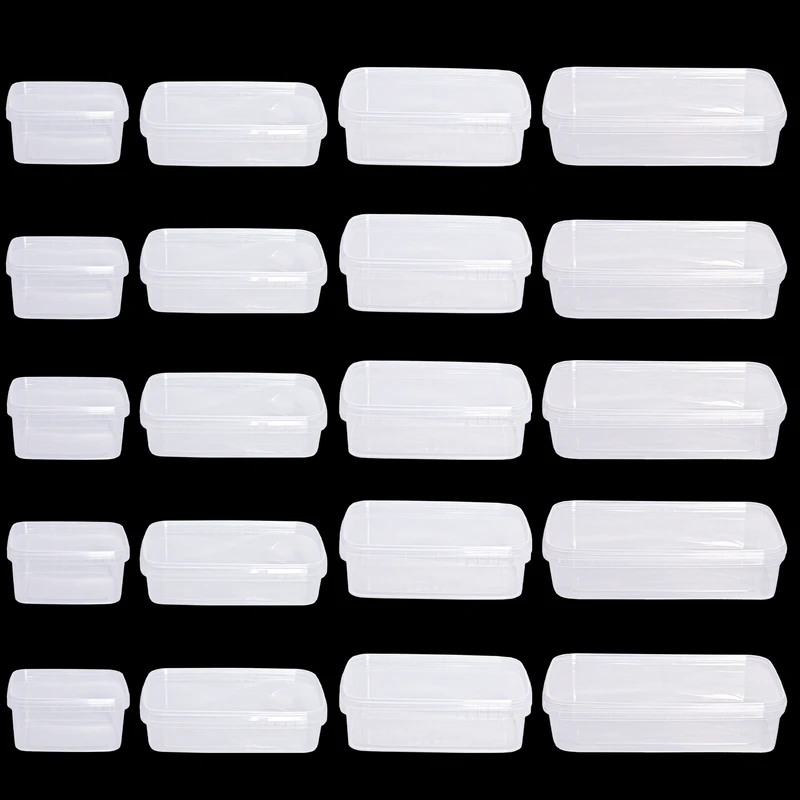 ظرف نگهدارنده پولاد پویش طرح مستطیل مجموعه 20 عددی