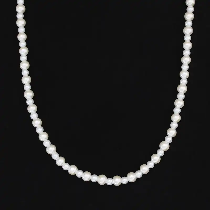 گردنبند زنانه مدل مروارید کد M001