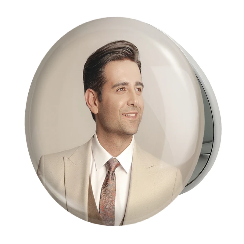 آینه جیبی خندالو طرح امیرحسین آرمان مدل تاشو کد 10423 