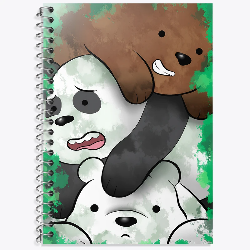 دفتر نت موسیقی 50 برگ خندالو طرح سه خرس کله پوک کد N4918