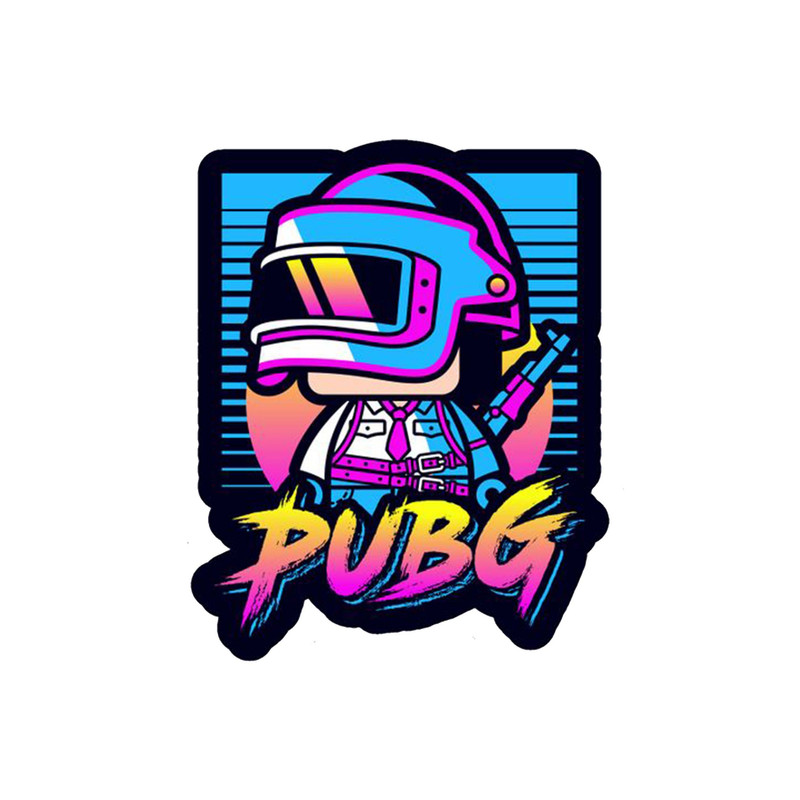 استیکر لپ تاپ و موبایل مدل بازی طرح pubg Player Unknwn's Battle Grounds کد 1898