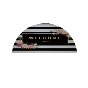  پادری مدل نیم دایره طرح Welcome کد 8345 سایز 90×45 سانتی متر