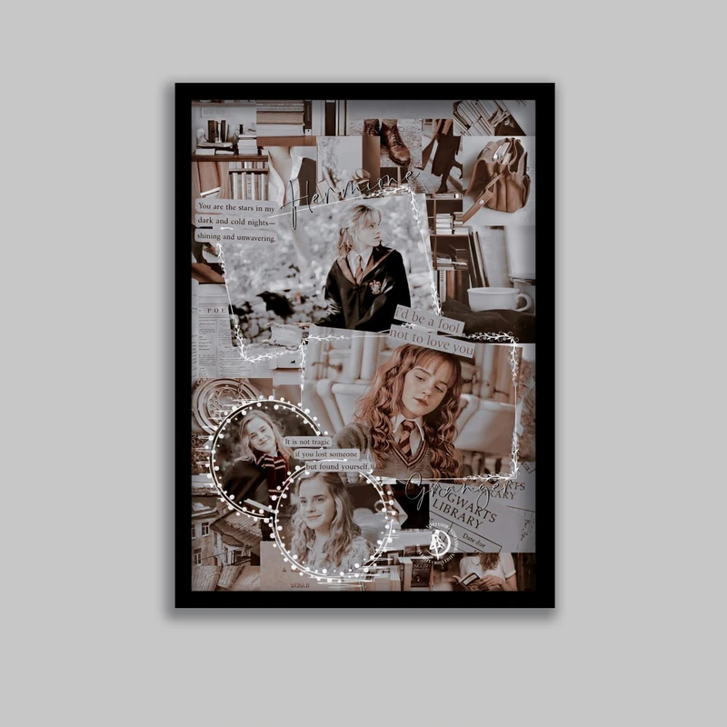 تابلو مدل هرمیون فیلم هری پاتر Harry Potter کد LA-G10583-2