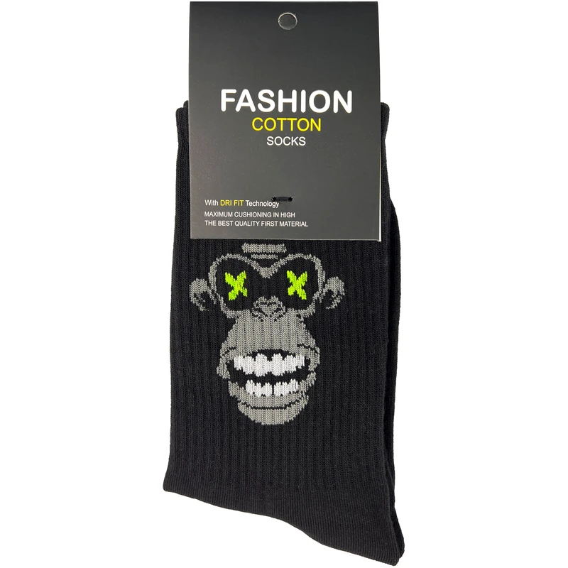 عکس شماره 2 : جوراب ساق بلند مدل smile monkey