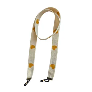 بند عینک پارچه‌ای مدل قلب 01