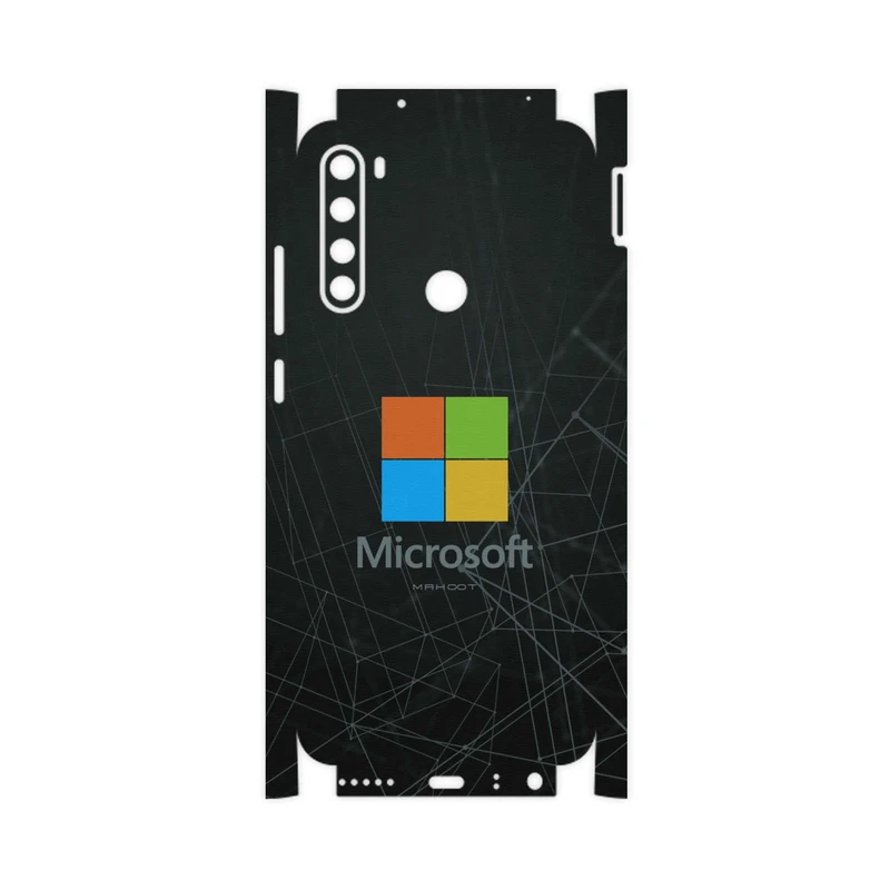 برچسب پوششی ماهوت مدل Microsoft-Logo-FullSkin مناسب برای گوشی موبایل شیائومی Redmi Note 8 2021