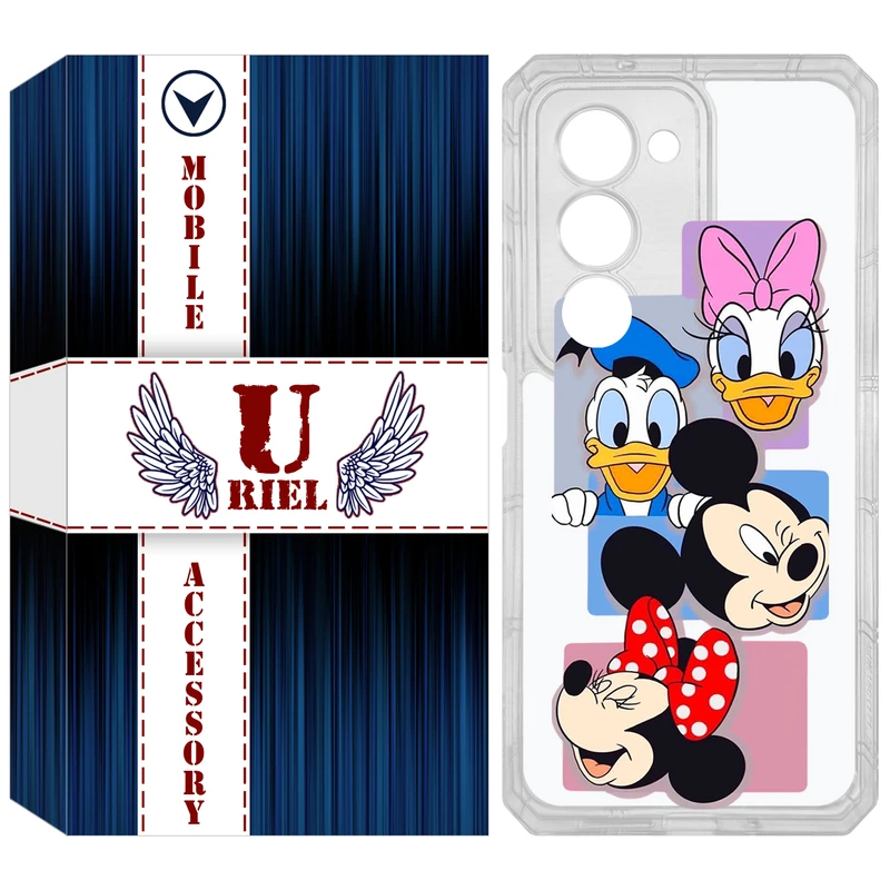 کاور یوریل مدل Clear کد 5 طرح عروسکی مناسب برای گوشی موبایل شیائومی Redmi 15 4G