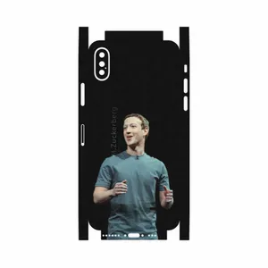 MAHOOT Mark Zuckerberg-FullSkin Cover Sticker for Apple iPhone XS