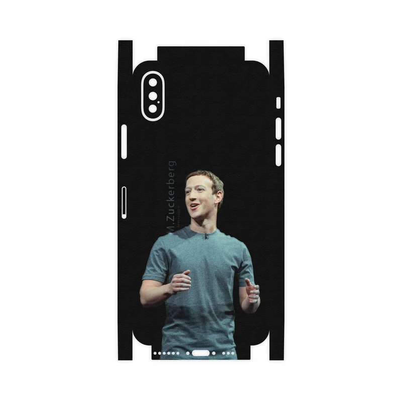 برچسب پوششی ماهوت مدل Mark Zuckerberg-FullSkin مناسب برای گوشی موبایل اپل iPhone XS
