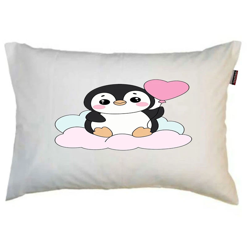 بالش کودک ناریکو مدل کارتونی طرح پنگوئن بامزه کد 01184