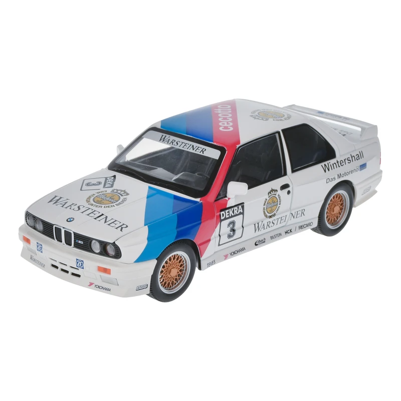 ماکت ماشین ناب سل مدل بی ام و رالی فلزی BMW E30 M3 به همراه جاسوییچی