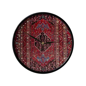 ساعت دیواری مدوپد طرح قالیچه بیجار مدل C-bijar19