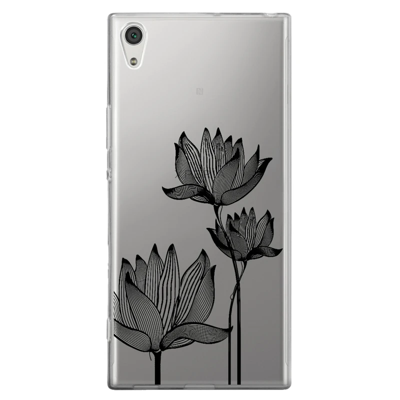 کاور مگافون طرح گل مدل C47-B مناسب برای گوشی موبایل سونی Xperia XA1 ULTRA 