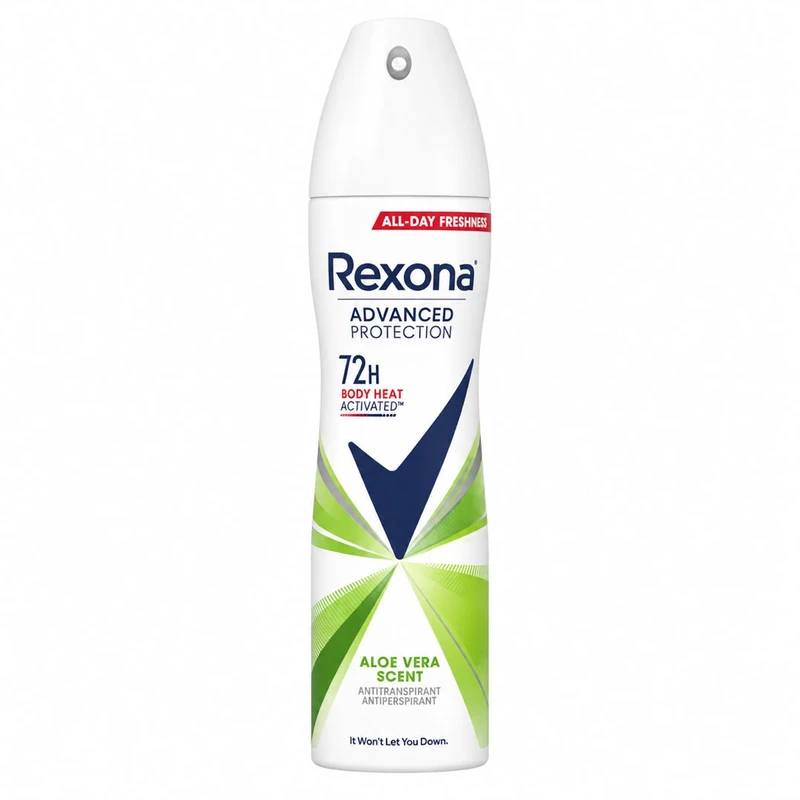 اسپری ضدتعریق زنانه رکسونا مدل Aloe Vera Scent 72H حجم 200 میلی‌لیتر