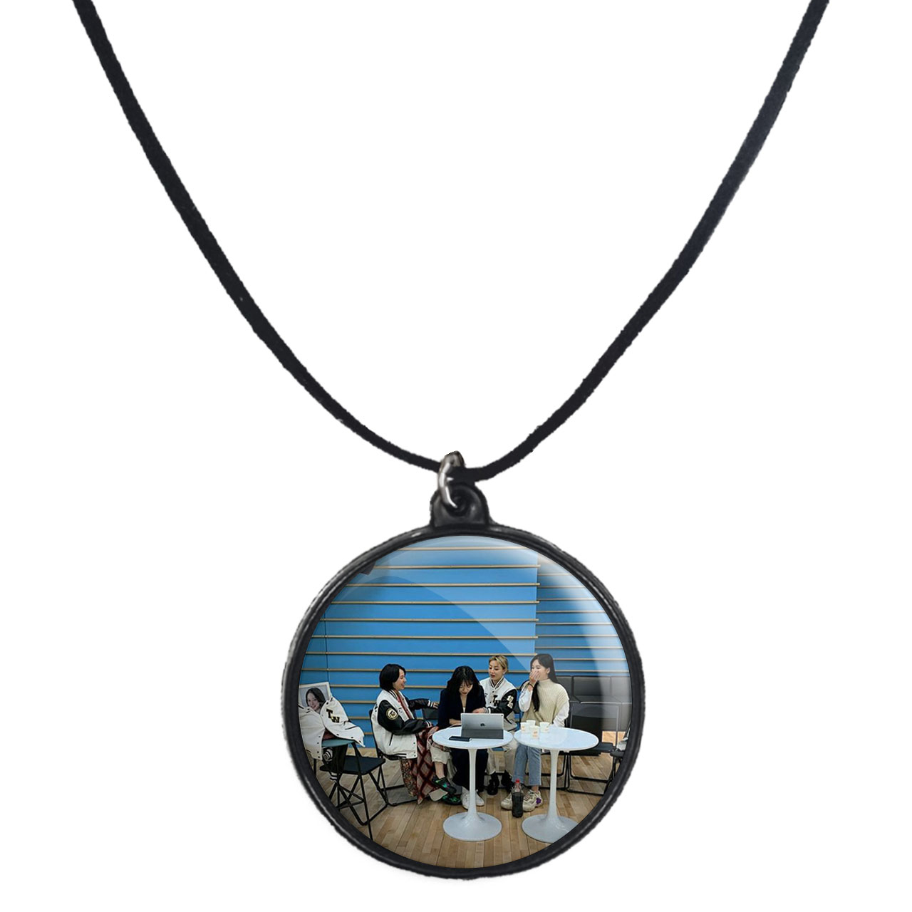 گردنبند پرمانه طرح تو ایس کد pmb.19684 مدل دو طرفه