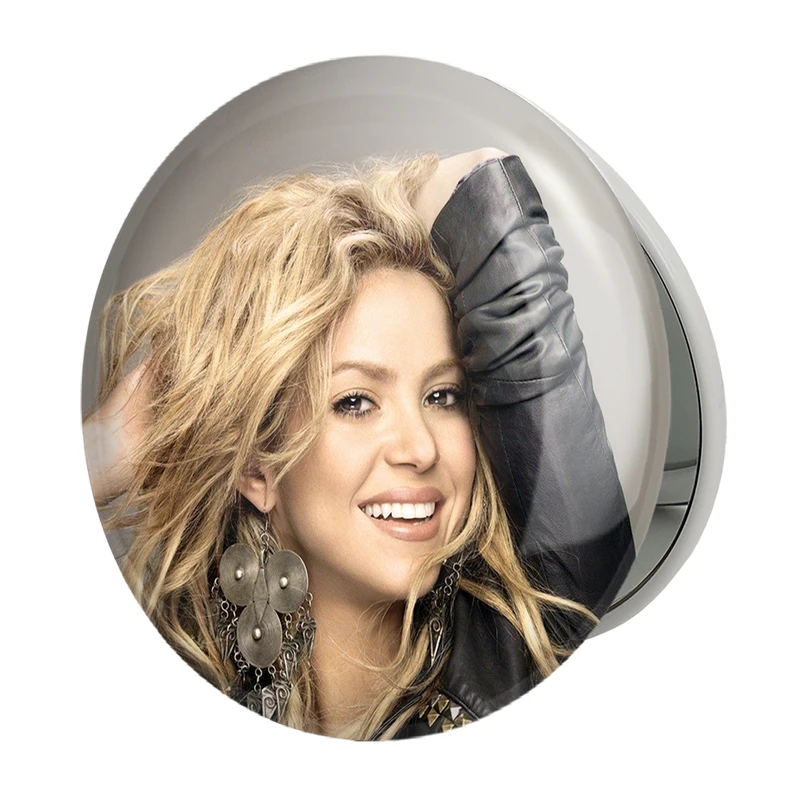 آینه جیبی خندالو طرح شکیرا Shakira مدل تاشو کد 6426 