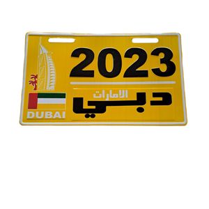 پلاک موتور سیکلت کد DUBAI/2023