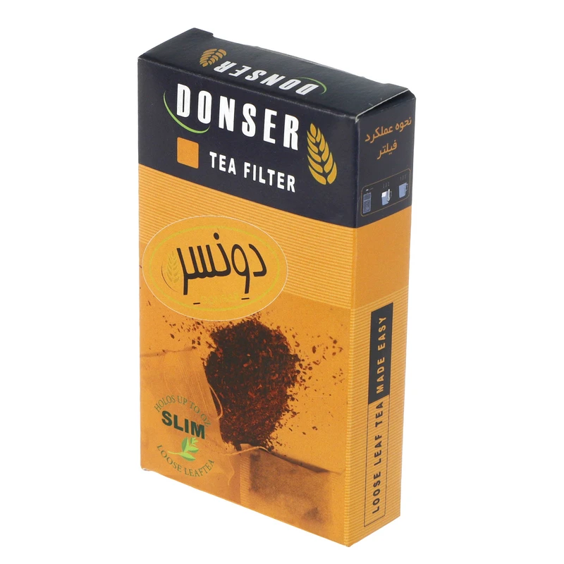 فیلتر چای دونسر مدل کاغذی نخدار 6x10 بسته 30 عددی
