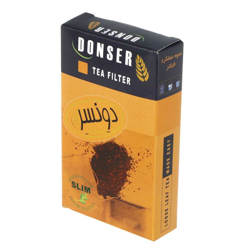 فیلتر چای دونسر مدل کاغذی نخدار 6x10 بسته 30 عددی