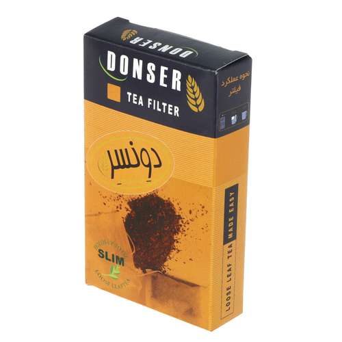 فیلتر چای دونسر مدل کاغذی نخدار 8x11 بسته 30 عددی