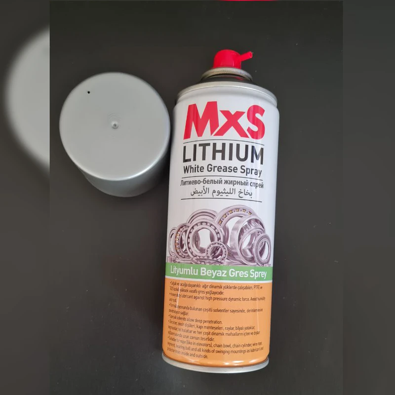 عکس شماره 2 : گریس لیتیوم سفید ام ایکس اس مدل 70750 حجم 400 میلی لیتر