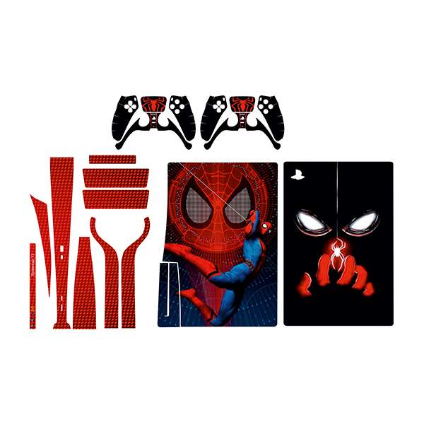 برچسب کنسول بازی پلی استیشن 5 توییجین وموییجین مدل Spiderman 13