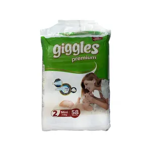 پوشک کودک گیگلز مدل Premium سایز 2 بسته 58 عددی