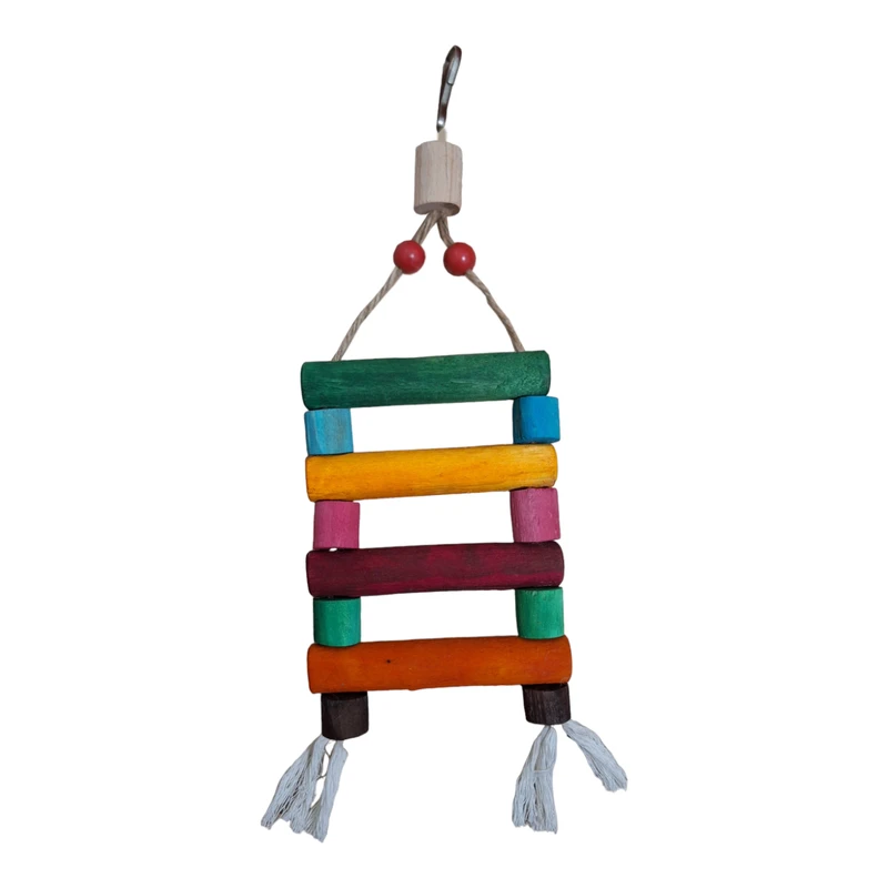 آویز قفس پرندگان مدل اسباب بازی پرنده طرح نردبان A6