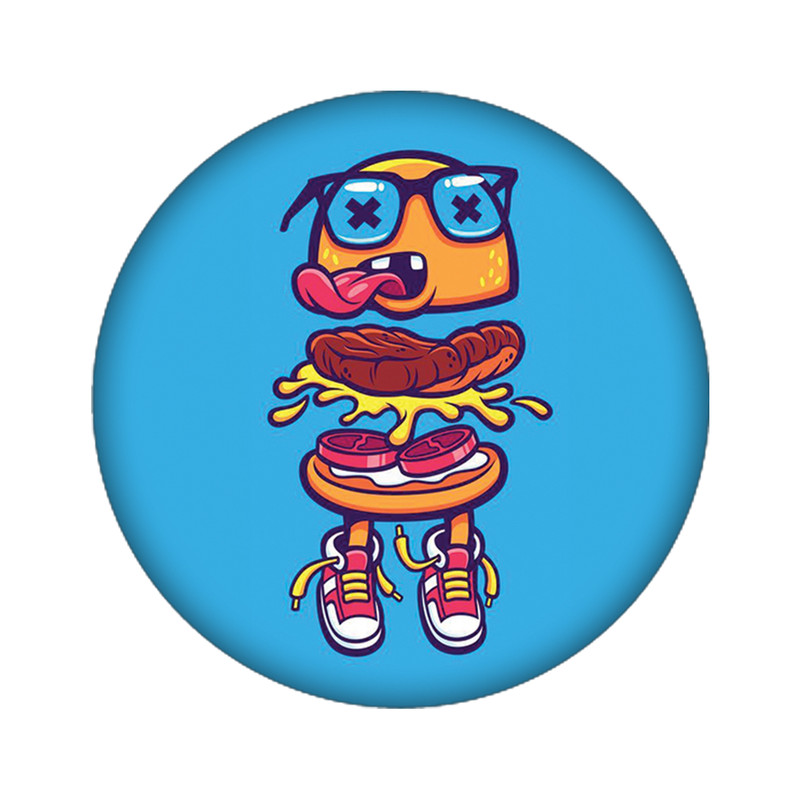 استیکر تزئینی موبایل مدل همبرگر کد 3111