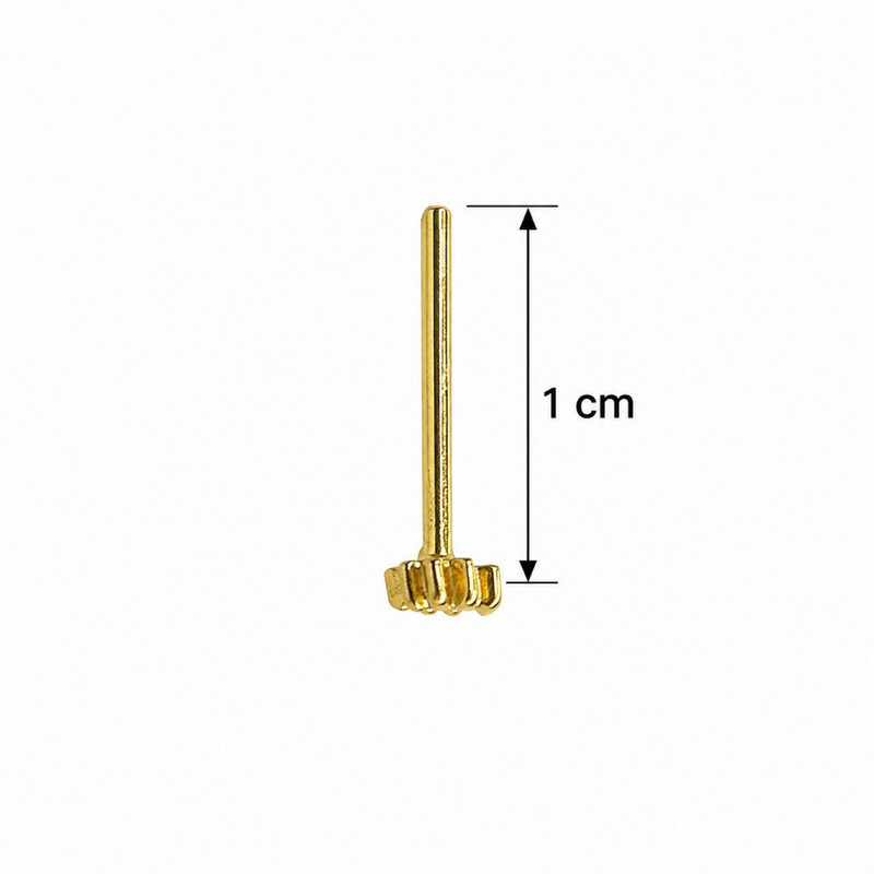 گوشواره طلا 18 عیار زنانه کیا گالری مدل AE441 - 4