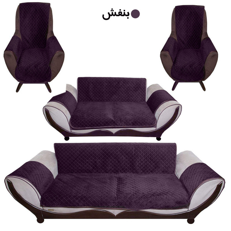 کاور مبلمان هفت نفره سندس مدل آنا کدF147