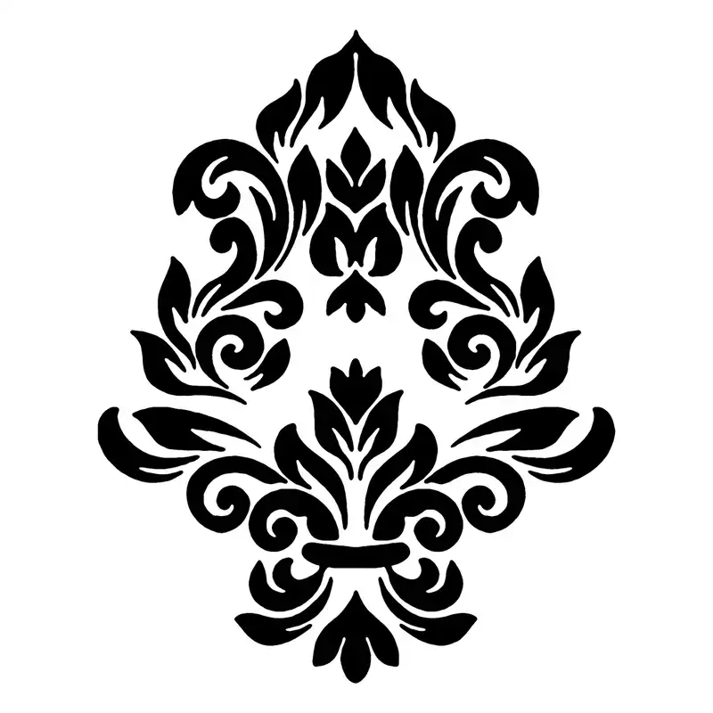 شابلون باتیس آرت طرح تذهیب کد 50-657