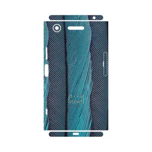 MAHOOT Turquoise feathers-FullSkin Cover Sticker for Sony Xperia XZ1