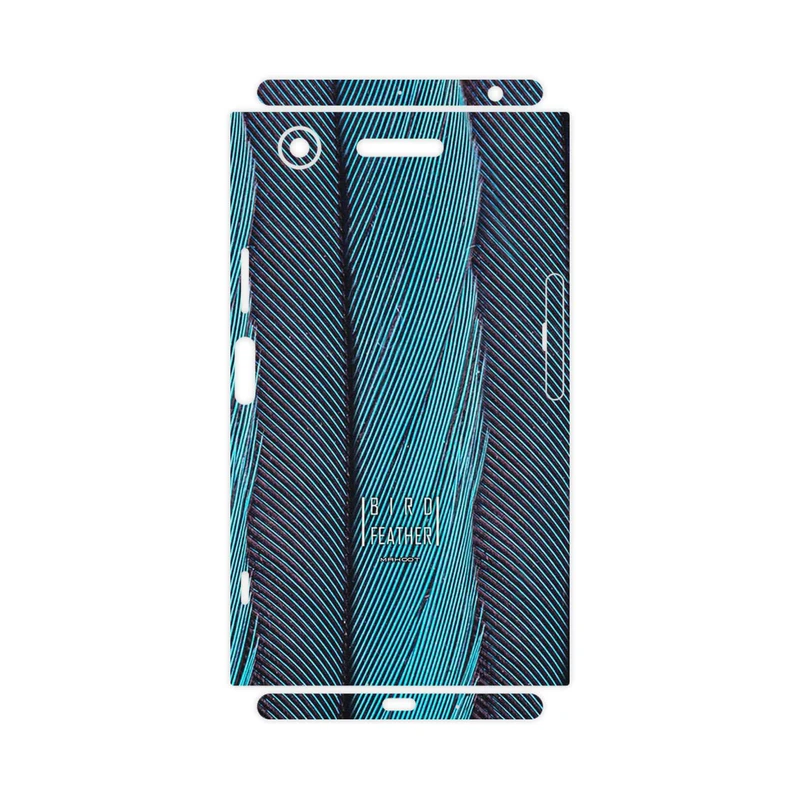 برچسب پوششی ماهوت مدل Turquoise feathers-FullSkin مناسب برای گوشی موبایل سونی Xperia XZ1