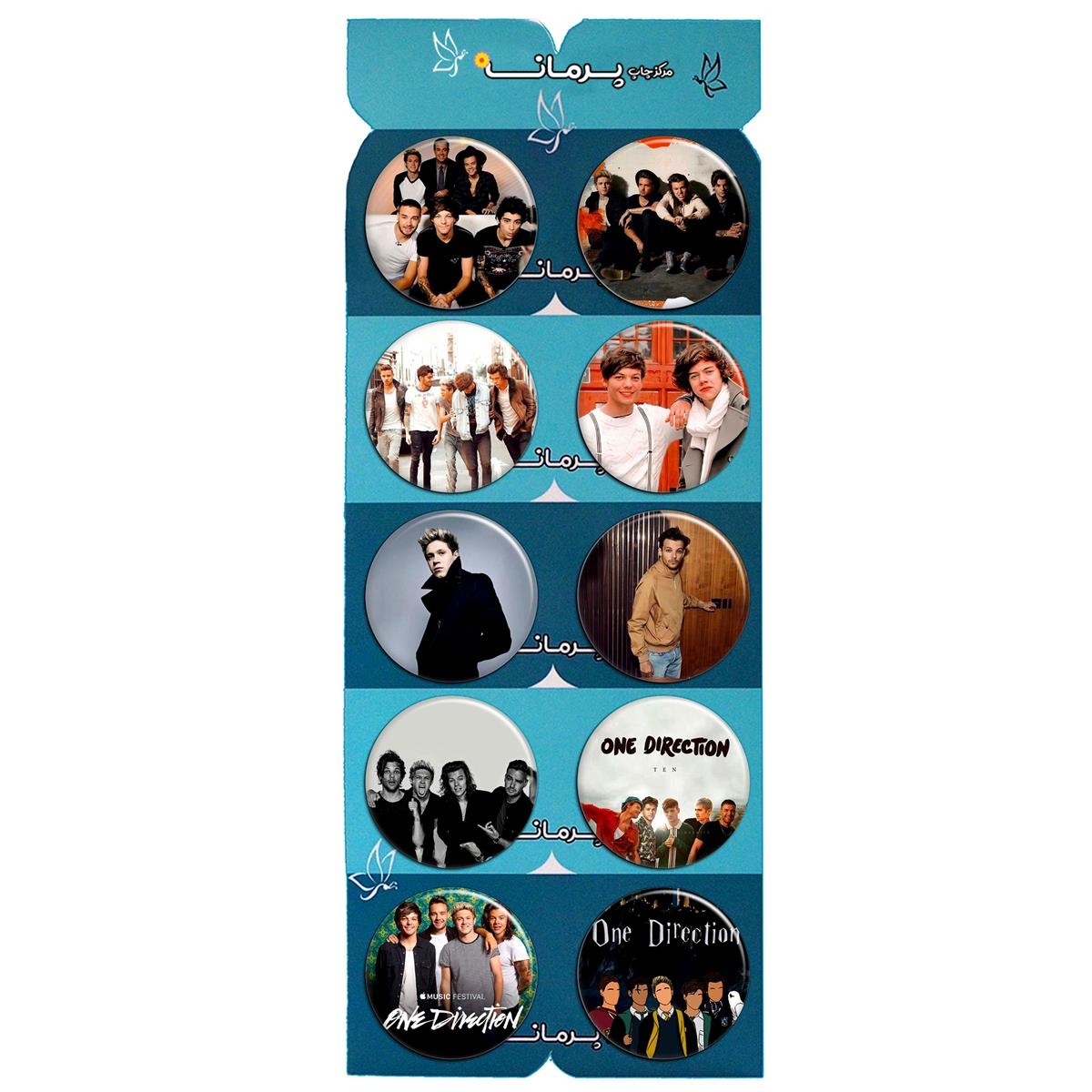 پیکسل پرمانه طرح One Direction کد pmg.5610 مجموعه 10 عددی