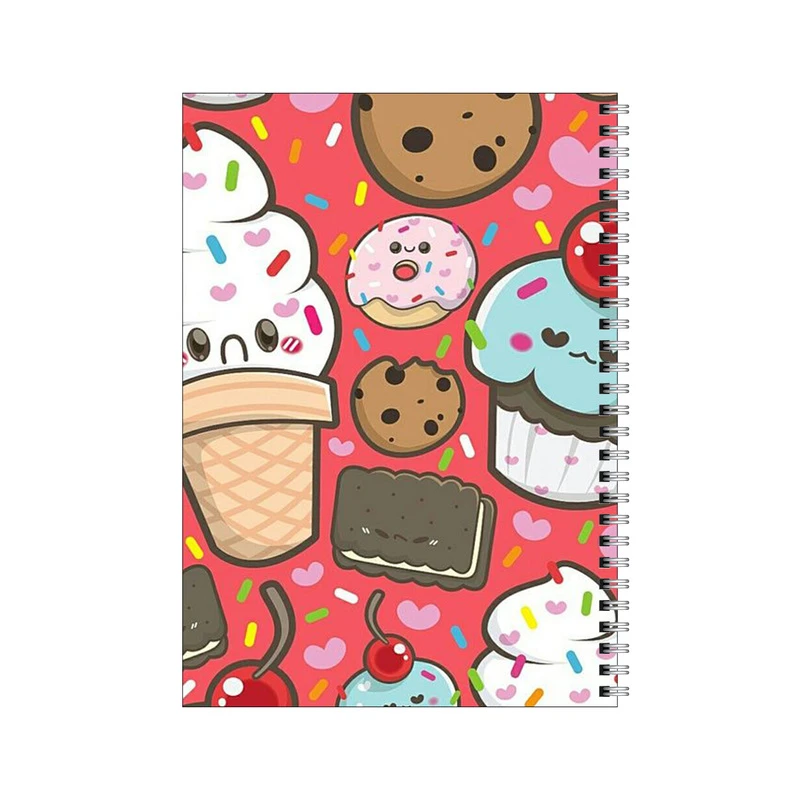 دفتر مشق 50 برگ بامبیلیپ طرح پترن خوشمزه جات کد 3201304