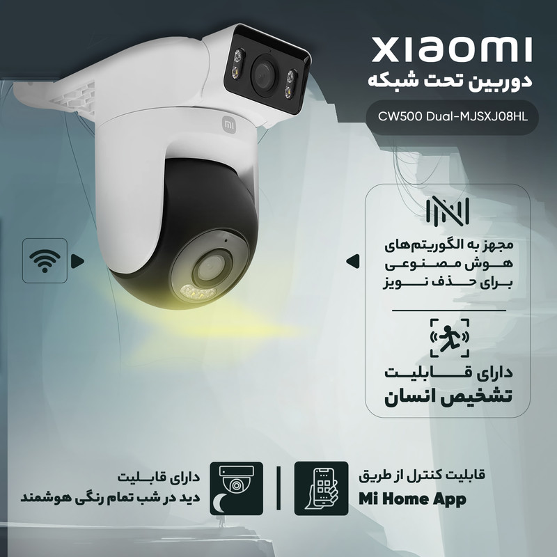 دوربین مداربسته تحت شبکه شیائومی مدل CW500 Dual-MJSXJ08HL