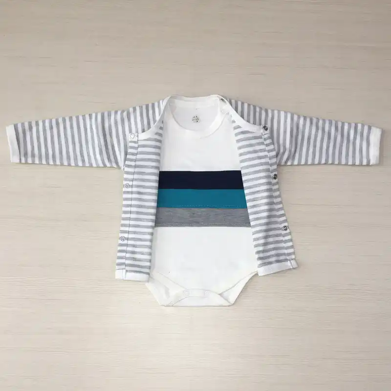 ست 3 تکه لباس نوزادی اچ اند ای کد 807