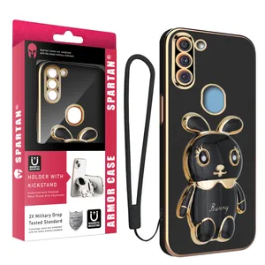  کاور اسپارتان مدل Bunny strap مناسب برای گوشی موبایل سامسونگ Galaxy A11/ M11 به همراه بند