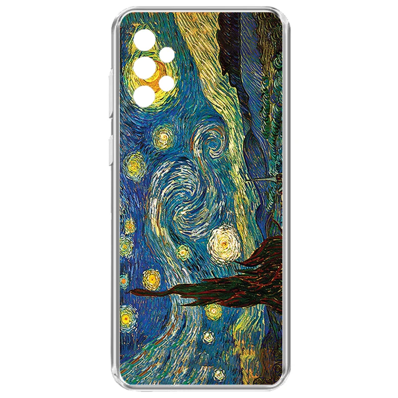 کاور طرح شب پرستاره مناسب برای گوشی موبایل سامسونگ Galaxy A53 